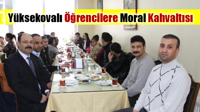 Yüksekovalı Öğrencilere Moral Kahvaltısı