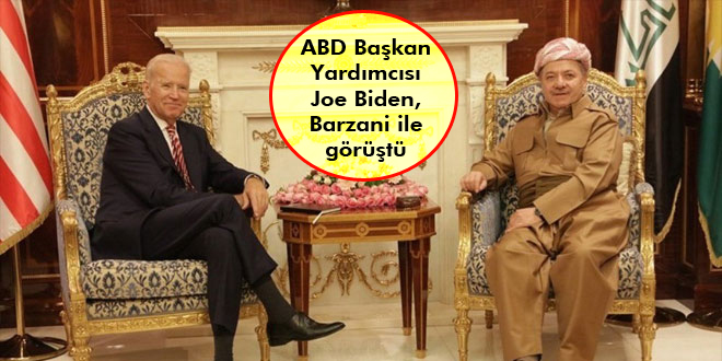 ABD Başkan Yardımcısı Biden, Barzani ile görüştü