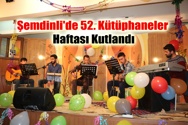 Şemdinli’de 52. Kütüphaneler Haftası Kutlandı