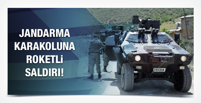 Bingöl’de jandarma karakoluna roketli saldırı!