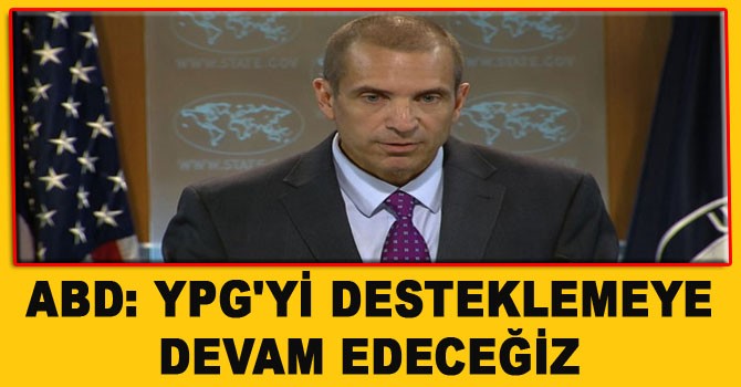 ABD: YPG’ye destek vermeye devam edeceğiz