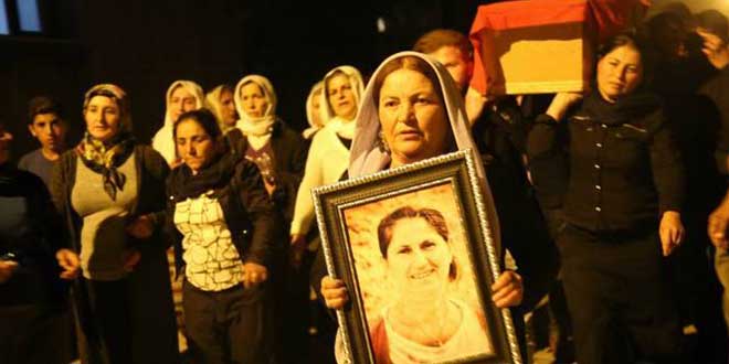 Cizre Halk Meclisi Eş Başkanı Asya Yüksel memleketine defnedildi