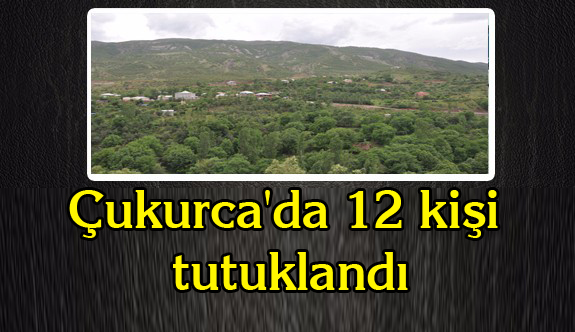 Çukurca’da 12 kişi tutuklandı