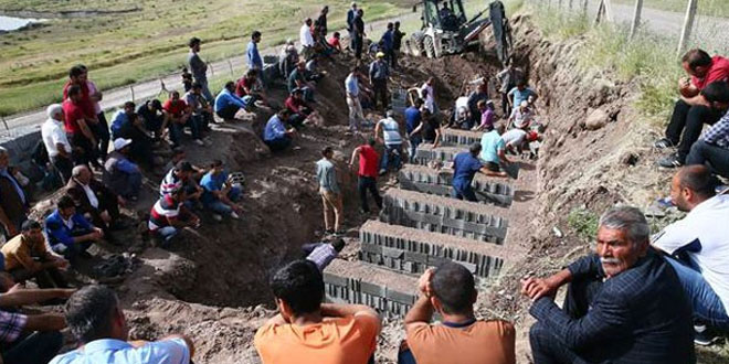 Diyarbakır’da hayatını kaybedenler toprağa verildi