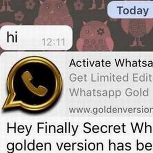 Gold WhatsApp dolandırıcılığına dikkat