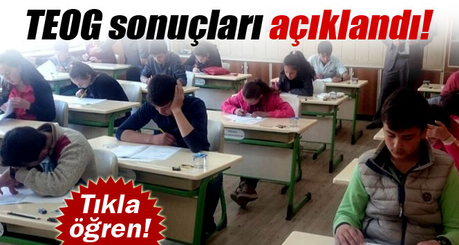 TEOG puanları açıklandı!