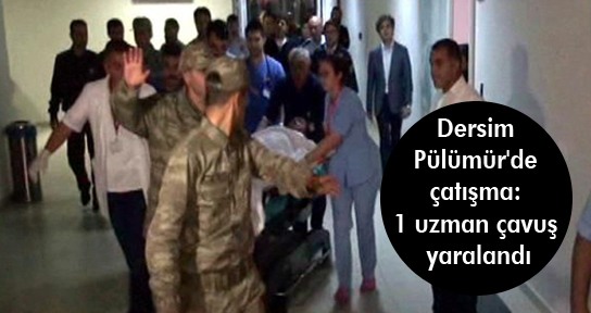 Dersim Pülümür’de çatışma: 1 uzman çavuş yaralandı