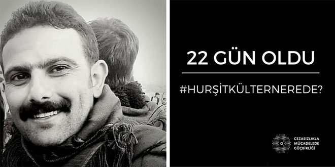 Hurşit Külter’den 22 gündür haber alınamıyor