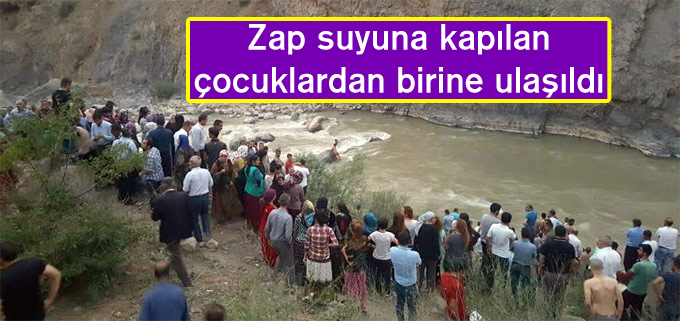 Zap suyuna kapılan çocuklardan birine ulaşıldı