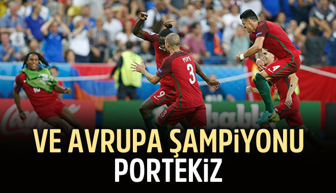 Euro 2016 şampiyonu Portekiz