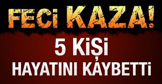 Bolu’da TIR tünel girişine çarptı, 5 kişi hayatını kaybetti