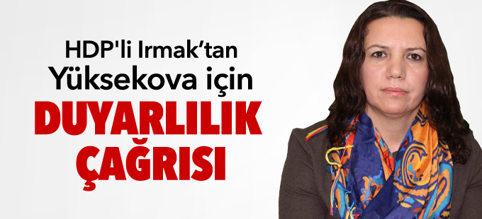 HDP’li Irmak: “Geverlilere el açtırmamak için el ele verelim”