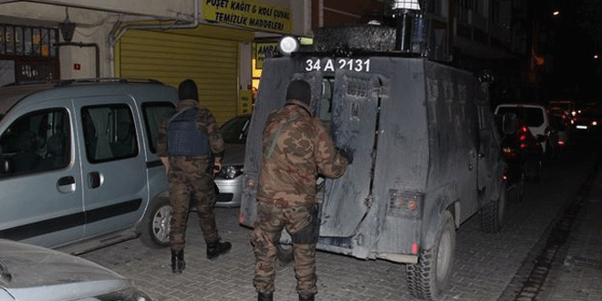 İstanbul’da bazı adreslere baskın: 4 kişi gözaltına alındı