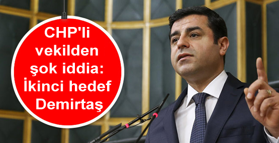 CHP’li vekilden şok iddia: İkinci hedef Demirtaş