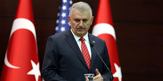 Yıldırım: Cerablus dahil bütün alan YPG’den temizlenmeli