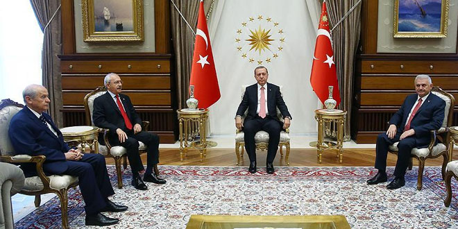 Erdoğan’dan AK Parti, CHP ve MHP liderine Yenikapı mitingi daveti