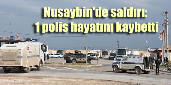 Nusaybin’de saldırı: 1 polis hayatını kaybetti