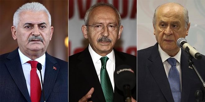 Başbakan Yıldırım, Kılıçdaroğlu ve Bahçeli’yle bir araya gelecek