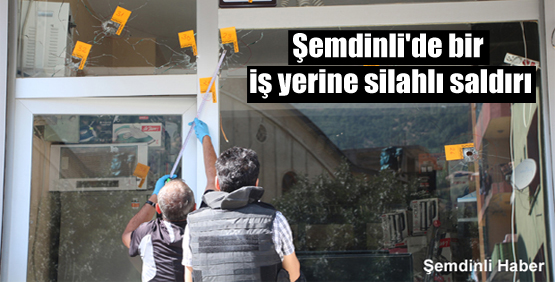 Şemdinli’de bir iş yerine silahlı saldırı