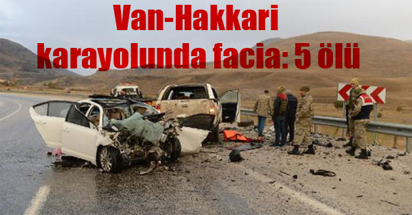 Van-Hakkari karayolunda facia: 5 ölü