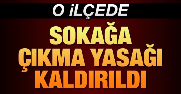 Ovacık’taki sokağa çıkma yasağı kaldırıldı