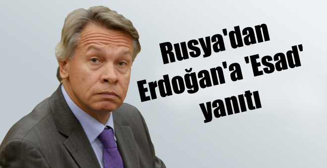 Rusya’dan Erdoğan’a ‘Esad’ yanıtı