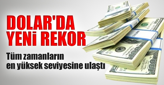 Dolarda yeni rekor: 3.38 lira