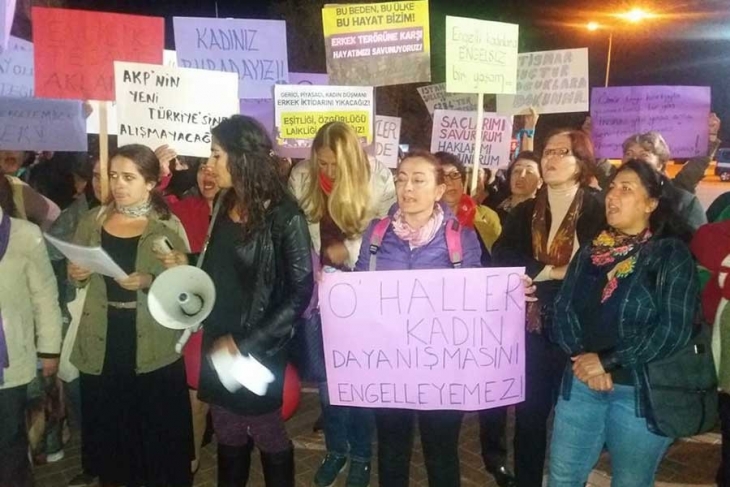 Antalya Kadın Platformu, kadına şiddete ‘hayır’ dedi