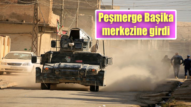 Peşmerge Başika merkezine girdi