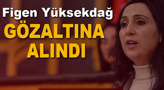 HDP Eş Genel Başkanı Yüksekdağ gözaltına alındı