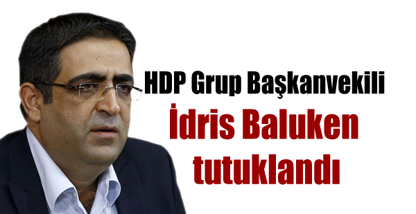 HDP Grup Başkanvekili İdris Baluken tutuklandı