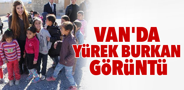 Van’da yürek burkan görüntü