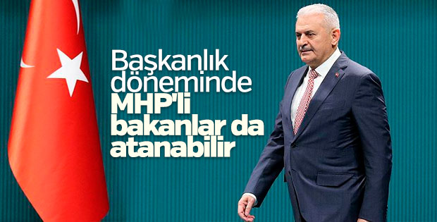 Yıldırım: Başkanlık döneminde MHP’li bakanlar atanabilir