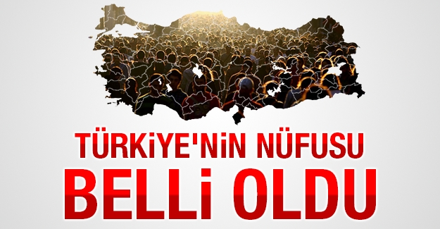 Türkiye’nin nüfusu 79 milyon 814 bin 871 kişi oldu