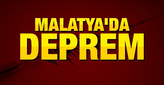 Malatya’da 4.1 büyüklüğünde deprem