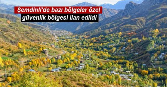 Hakkari’de 24 bölge ‘özel güvenlik bölgesi’ ilan edildi