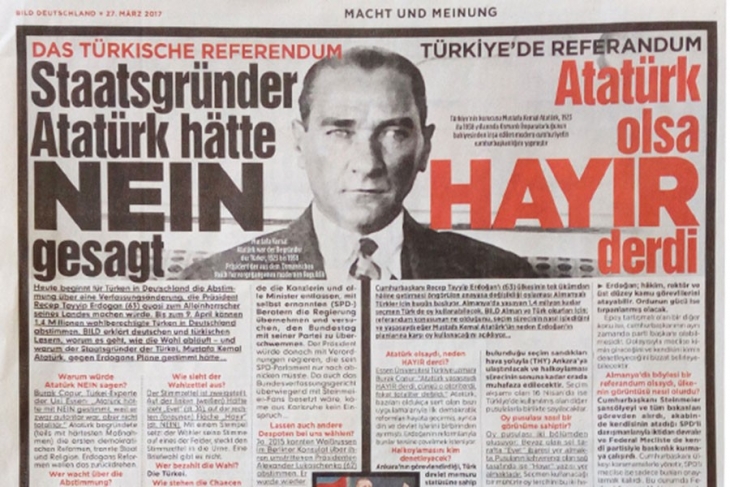 Bild: Atatürk olsa HAYIR derdi