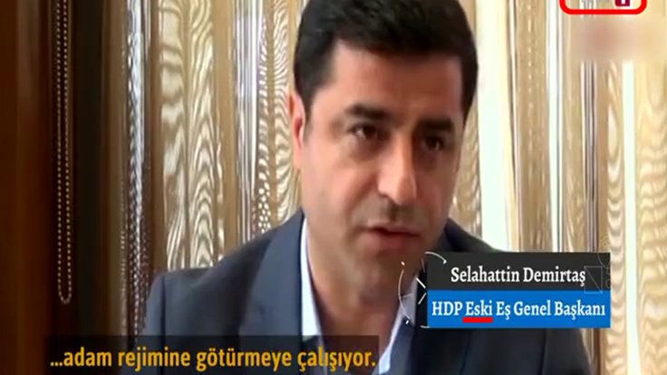 HDP’den TRT’ye Demirtaş tepkisi