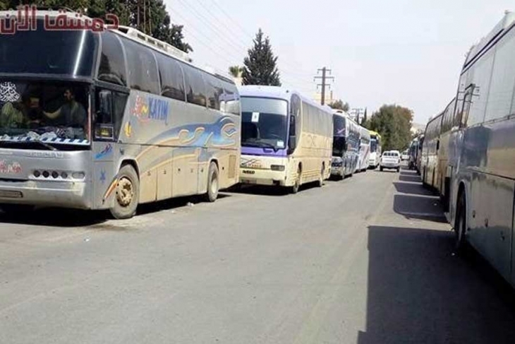 İdlib’deki Şii beldelerinden 5 bin sivil tahliye edildi