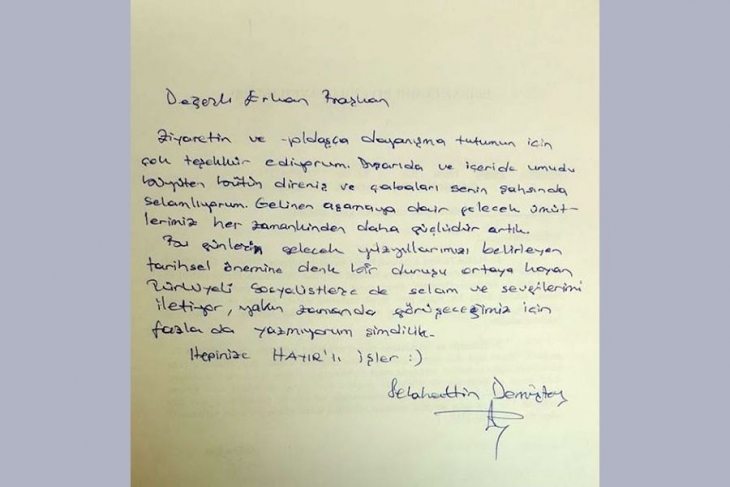 Demirtaş: Hepinize ‘Hayır’lı işler :)