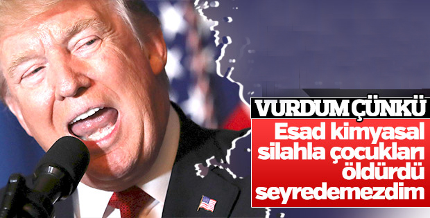 Hava saldırısı sonrası Trump’tan ilk açıklama