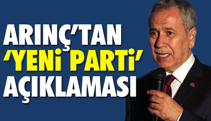 Arınç ‘yeni parti’ kurup kurmayacaklarını Selvi’ye söyledi