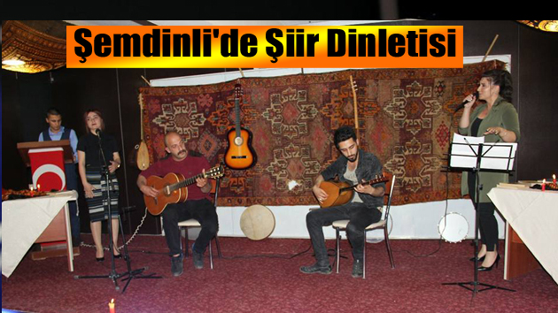 Şemdinli’de Şiir Dinletisi