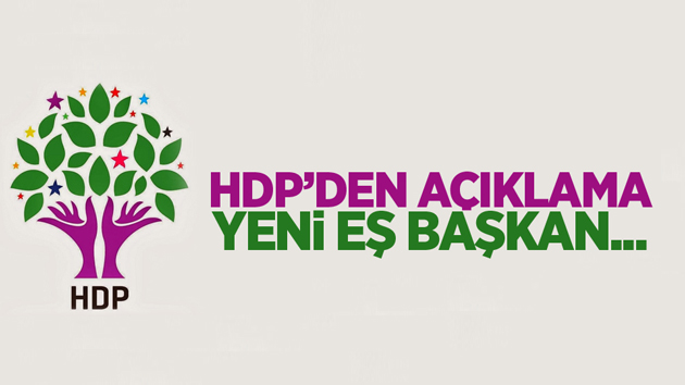 HDP’den açıklama: Eşbaşkan iki ay önce ‘vekaleten’ seçildi