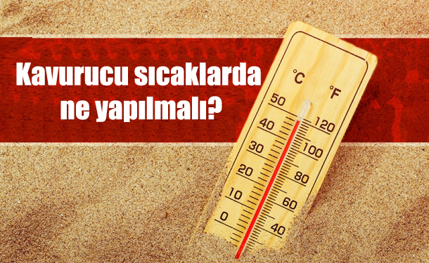 Kavurucu sıcaklarda ne yapılmalı?