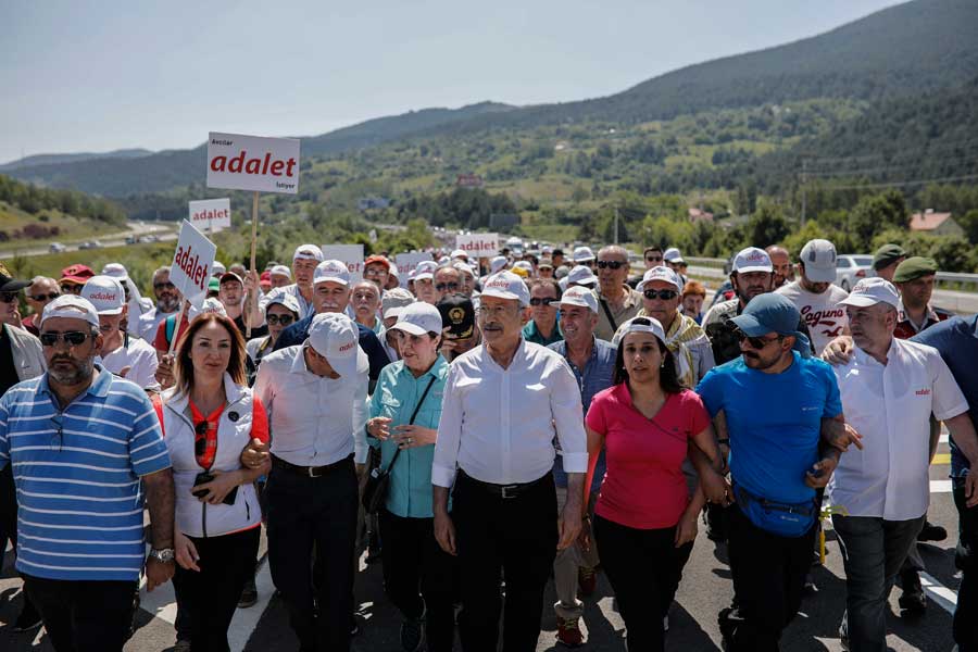 Adalet Yürüyüşü 22. gününde: Türkiye’nin en barışçıl eylemi