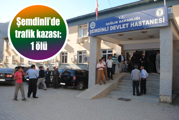 Şemdinli’de trafik kazası: 1 ölü