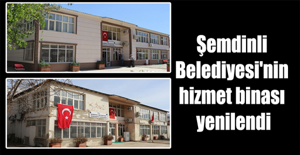 Şemdinli Belediyesi’nin hizmet binası yenilendi