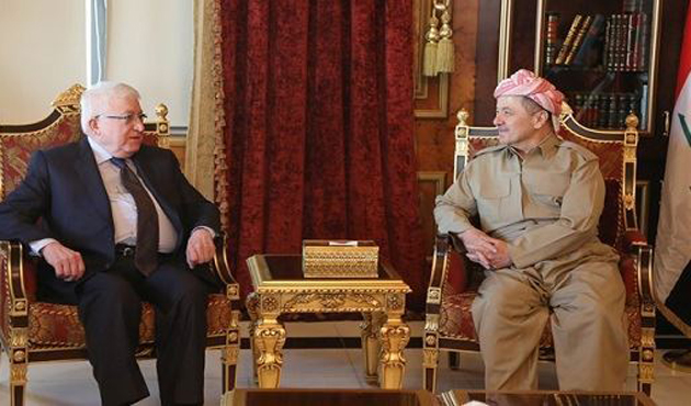 Irak Cumhurbaşkanı, Barzani ile görüştü
