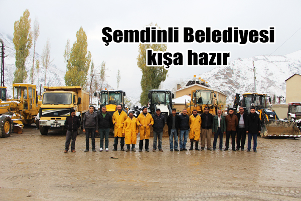 Şemdinli Belediyesi kışa hazır 